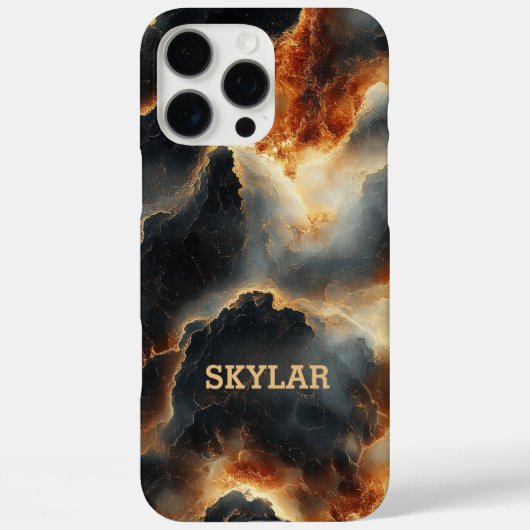 Personalisierter Fall eines kosmischen Feuers Case-Mate iPhone Hülle (Rückseite)