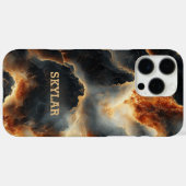 Personalisierter Fall eines kosmischen Feuers Case-Mate iPhone Hülle (Rückseite (Horizontal))