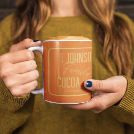 Personalisierter Fall Familie Pumpkin Gewürz Kaffeetasse
