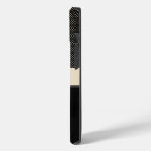 Personalisierter Fall für Black Dots Case-Mate iPhone Hülle (Rückseite / Links)