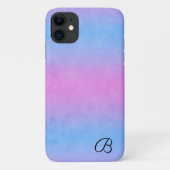 Personalisierter Fall für Blau und Rosa Case-Mate iPhone Hülle (Rückseite)