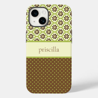 Personalisierter Fall für Flora und Polka Docks Case-Mate iPhone 14 Hülle