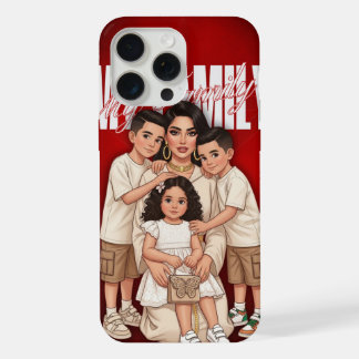 Personalisierter Fall für marokkanische Familie iPhone 15 Pro Max Hülle