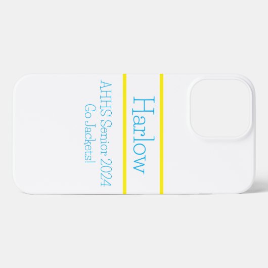 Personalisierter Fall für Senioren iPhone Hülle (Rückseite (Horizontal))