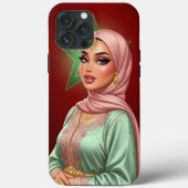 Personalisierter Fall Hijabi Case-Mate iPhone Hülle (Rückseite)