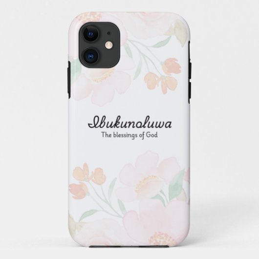 Personalisierter Fall Ibukunoluwa iPhone Case-Mate iPhone Hülle (Rückseite)