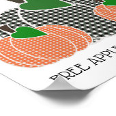 Personalisierter Fall Karierter Pumppatch Poster (Ecke)
