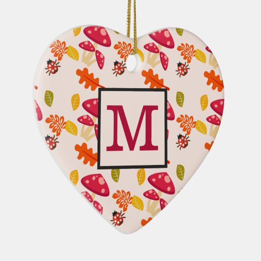 Personalisierter Fall Keramik Ornament (Rechts)