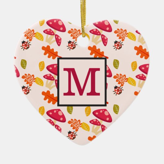 Personalisierter Fall Keramik Ornament (Vorne)