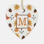 Personalisierter Fall Keramik Ornament (Rechts)