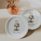 Personalisierter Fall Layer Cake Pappteller