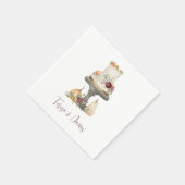 Personalisierter Fall Layer Cake Serviette (Ecke)