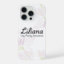 Personalisierter Fall Liliana Phone