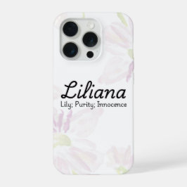 Personalisierter Fall Liliana Phone iPhone 15 Pro Hülle