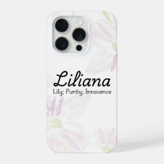 Personalisierter Fall Liliana Phone iPhone 15 Pro Hülle