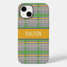 Personalisierter Fall Madras Kariert Phone Case-Mate iPhone 14 Hülle