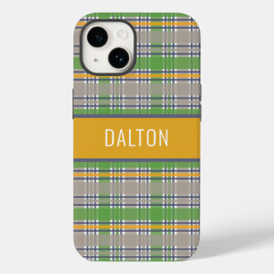 Personalisierter Fall Madras Kariert Phone Case-Mate iPhone 14 Hülle