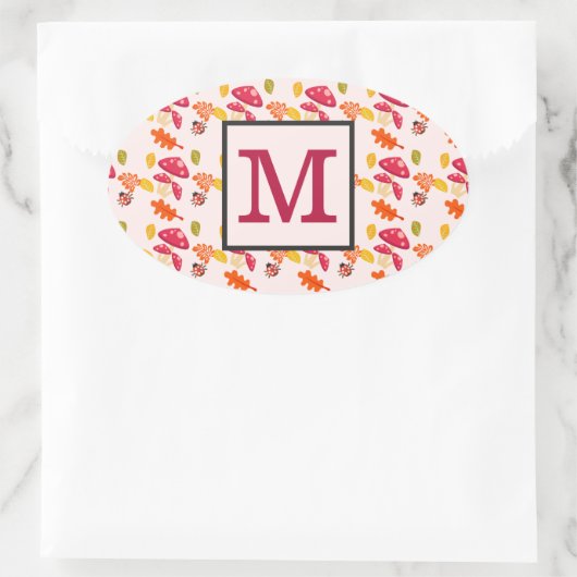 Personalisierter Fall Ovaler Aufkleber (Tasche)