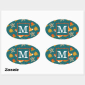 Personalisierter Fall Ovaler Aufkleber (Blatt)