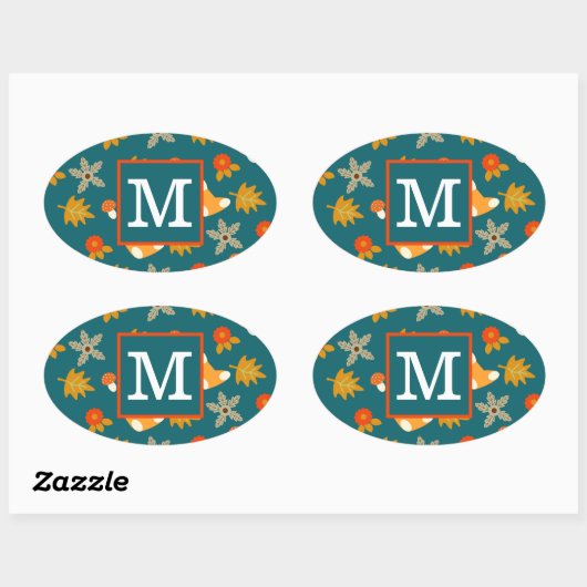 Personalisierter Fall Ovaler Aufkleber (Blatt)