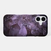 Personalisierter Fall Quarz Crystal Sturdy iPhone 16 Hülle (Rückseite (Horizontal))