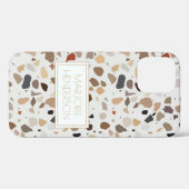 Personalisierter Fall Terrazzo Case-Mate iPhone Case-Mate iPhone Hülle (Rückseite (Horizontal))