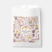 Personalisierter Fall Wasserfarbe Handgemalte Elem Geschenktütchen (Vorderseite)