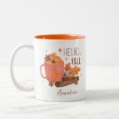 Personalisierter Fall Zweifarbige Tasse (Links)