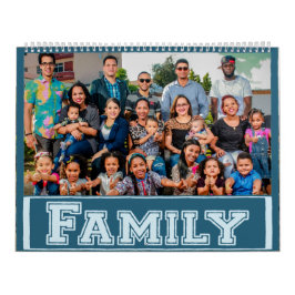 Personalisierter Familien-Foto-Andenken-Kalender Kalender