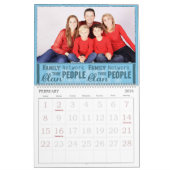 Personalisierter Familien-Foto-Andenken-Kalender Kalender (Feb 2026)