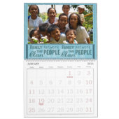 Personalisierter Familien-Foto-Andenken-Kalender Kalender (Jan 2026)