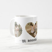 Personalisierter Familien-Fotobecher Kaffeetasse (Vorderseite Links)
