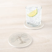 Personalisierter Familienbaum mit Angebotsanweisun Getränkeuntersetzer (Seite)