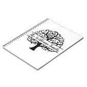 Personalisierter Familienbaum Notizblock (Linke Seite)