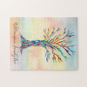 Personalisierter Familienbaum Puzzle (Horizontal)