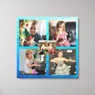 Personalisierter Familienfotos-Leinwanddruck Leinwanddruck