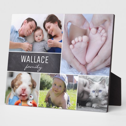 Personalisierter Familienname, 5 Fotomaterial Fotoplatte (Seite)