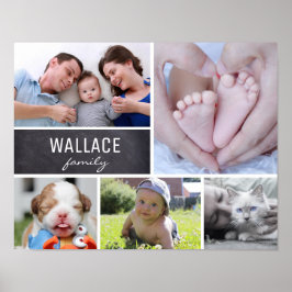 Personalisierter Familienname, 5 Fotomaterial Poster