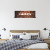 Personalisierter Familienname Canvas Print Leinwanddruck (Insitu (Schlafzimmer))