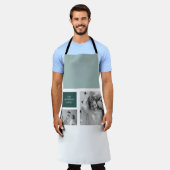 Personalisierter Familienname Collage Foto Geschen Schürze (Getragen)