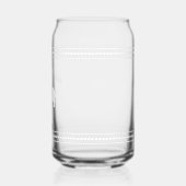 Personalisierter Familienname des rustikalen Bären Dosenglas (Links)