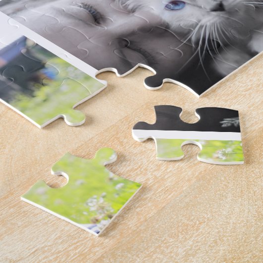Personalisierter Familienname, Fotos, große Stücke Puzzle (Seite)