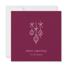 Personalisierter Familienname Frohe Weihnachten Ch