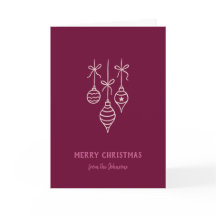 Personalisierter Familienname Frohe Weihnachten Ch