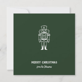 Personalisierter Familienname Frohe Weihnachten Pr Karte
