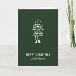 Personalisierter Familienname Frohe Weihnachten Pr Karte