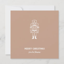 Personalisierter Familienname Frohe Weihnachten Pr Karte