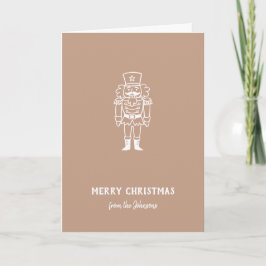 Personalisierter Familienname Frohe Weihnachten Pr Karte