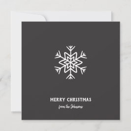Personalisierter Familienname Frohe Weihnachten Sc Karte