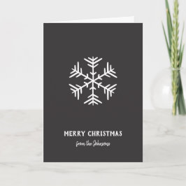 Personalisierter Familienname Frohe Weihnachten Sc Karte